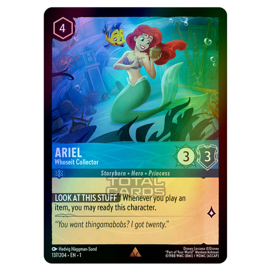 Lorcana - The First Chapter - Ariel - Whoseit Collector (Rare) - 137/204 (Foil)