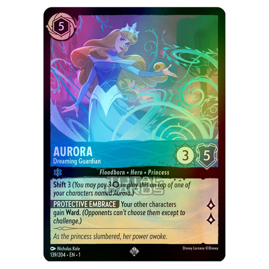 Lorcana - The First Chapter - Aurora - Dreaming Guardian (Super Rare) - 139/204 (Foil)