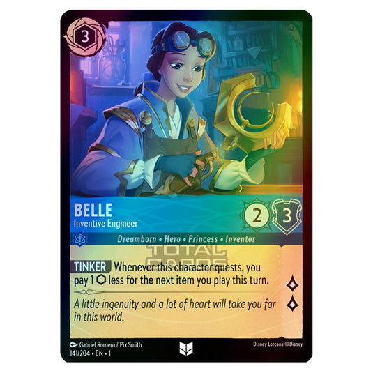 Lorcana - The First Chapter - Belle - Inventive Engineer (Uncommon) - 141/204 (Foil)