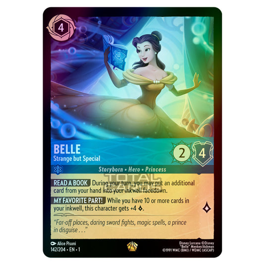 Lorcana - The First Chapter - Belle - Strange but Special (Legendary) - 142/204 (Foil)