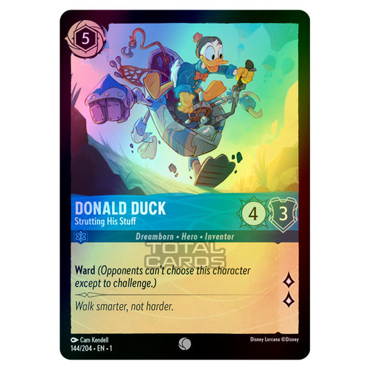 Lorcana - The First Chapter - Donald Duck - Strutting His Stuff (Common) - 144/204 (Foil)