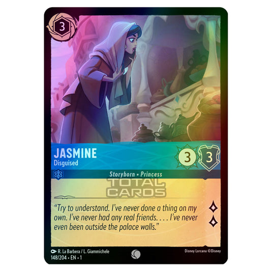 Lorcana - The First Chapter - Jasmine - Disguised (Common) - 148/204 (Foil)