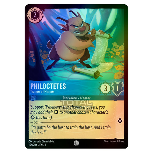 Lorcana - The First Chapter - Philoctetes - Trainer of Heroes (Common) - 156/204 (Foil)