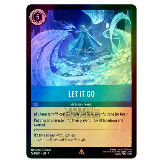 Lorcana - The First Chapter - Let It Go (Rare) - 163/204 (Foil)