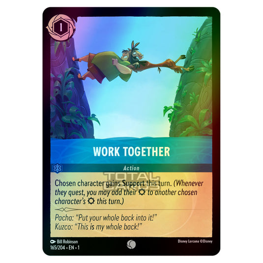 Lorcana - The First Chapter - Work Together (Common) - 165/204 (Foil)