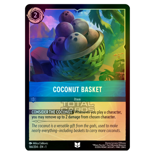 Lorcana - The First Chapter - Coconut Basket (Uncommon) - 166/204 (Foil)