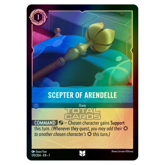 Lorcana - The First Chapter - Scepter Of Arendelle (Uncommon) - 170/204 (Foil)