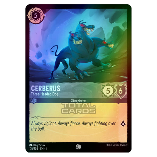 Lorcana - The First Chapter - Cerberus - Three-Headed Dog (Common) - 176/204 (Foil)