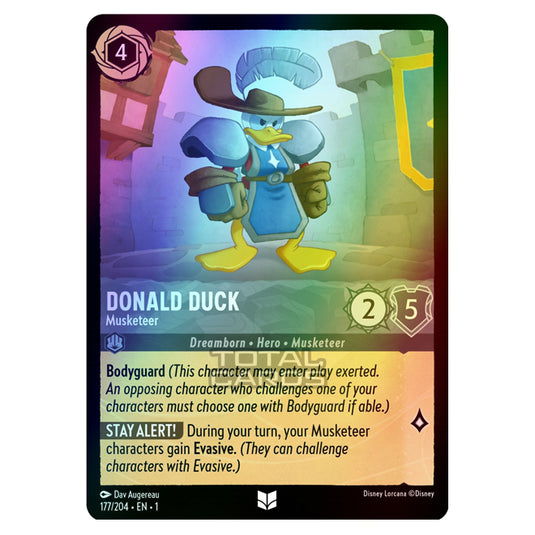 Lorcana - The First Chapter - Donald Duck - Musketeer (Uncommon) - 177/204 (Foil)