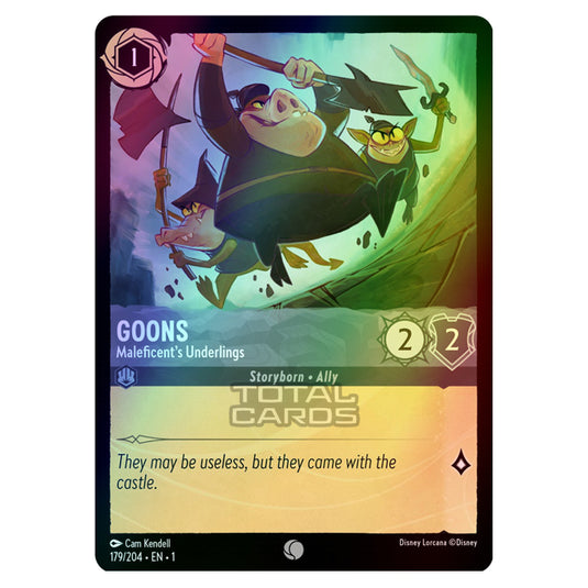 Lorcana - The First Chapter - Goons - Maleficent's Underlings (Common) - 179/204 (Foil)