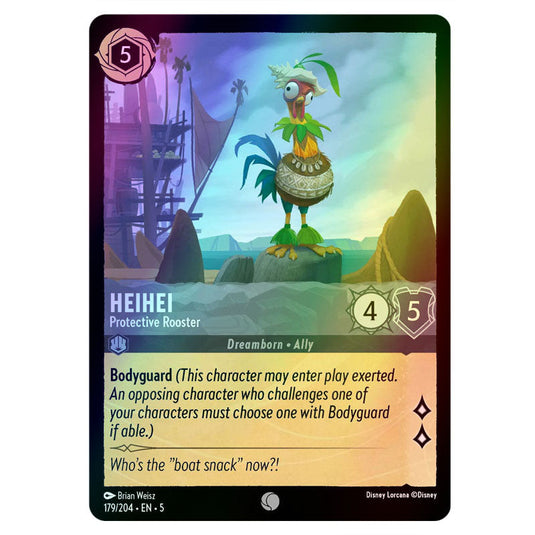 hei hei lorcana card Lorcana - Shimmering Skies - Heihei - Protective Rooster (Common)