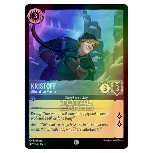 Lorcana - The First Chapter - Kristoff - Official Ice Master (Common) - 182/204 (Foil)