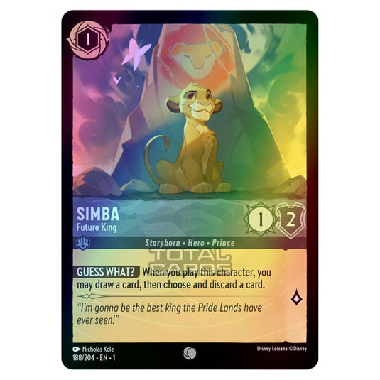 Lorcana - The First Chapter - Simba - Future King (Common) - 188/204 (Foil)