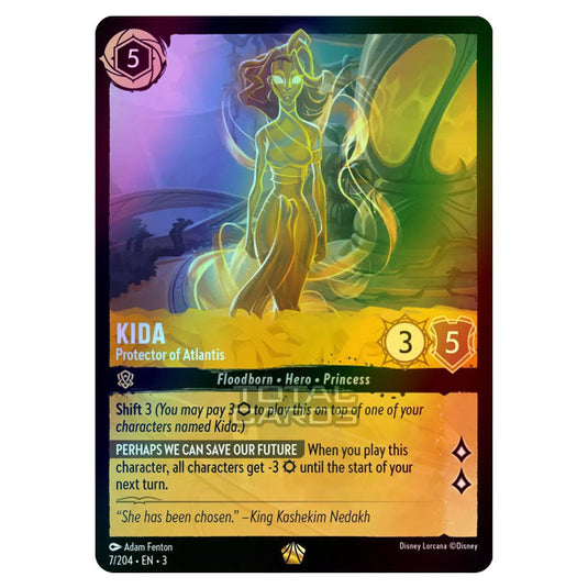 Lorcana - Into the Inklands - Kida - Protector of Atlantis (Legendary) Lorcana - Into the Inklands - Kida - Protector of Atlantis (Legendary)