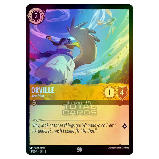 Lorcana - Into the Inklands - Orville - Ace Pilot (Common) - 013/204 (Foil)