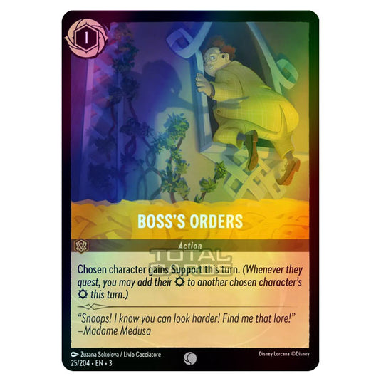 Lorcana - Into the Inklands - Boss's Orders (Common) - 025/204 (Foil)