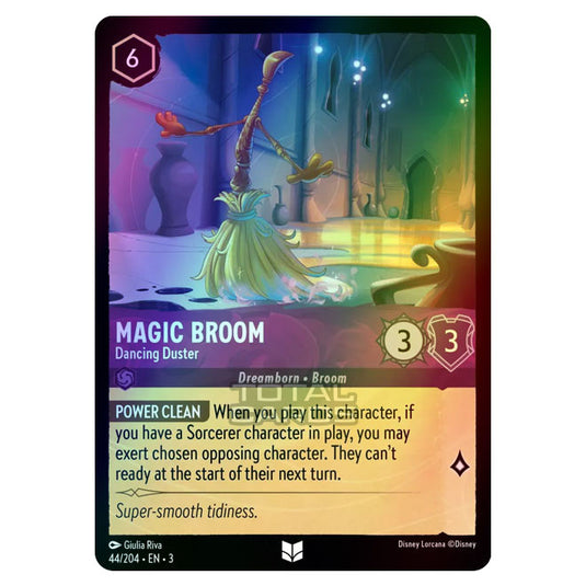 Lorcana - Into the Inklands - Magic Broom - Dancing Duster (Uncommon) - 044/204 (Foil)