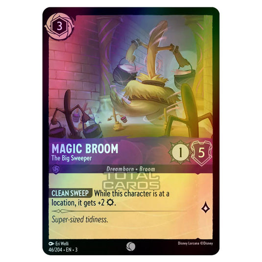 Lorcana - Into the Inklands - Magic Broom - The Big Sweeper (Common) - 046/204 (Foil)