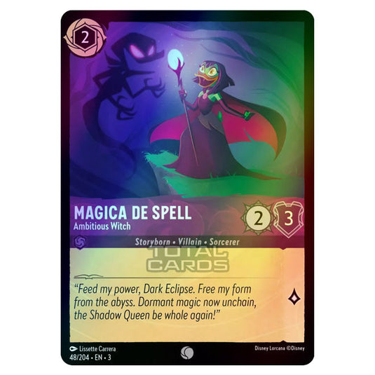 Lorcana - Into the Inklands - Magica De Spell - Ambitious Witch (Common) - 048/204 (Foil)