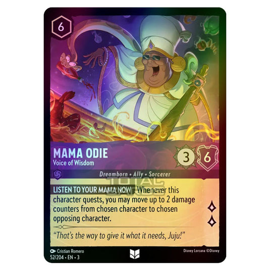 Lorcana - Into the Inklands - Mama Odie - Voice of Wisdom (Uncommon) - 052/204 (Foil)