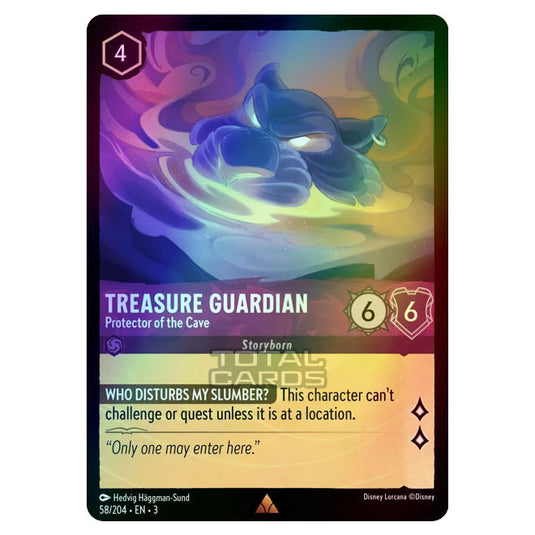 Lorcana - Into the Inklands - Treasure Guardian - Protector of the Cave (Rare) - 058/204 (Foil)