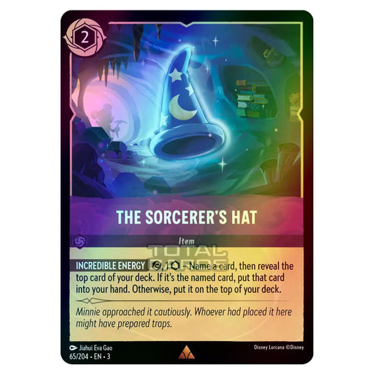 Lorcana - Into the Inklands - The Sorcerer's Hat (Rare) - 065/204 (Foil)