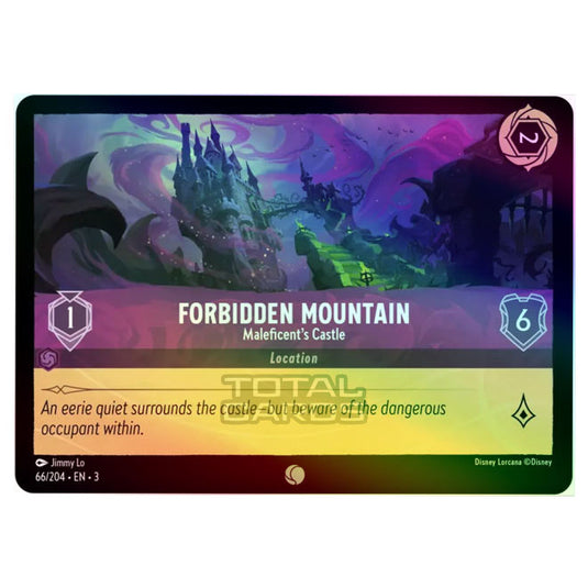 Lorcana - Into the Inklands - Forbidden Mountain - Maleficent's Castle (Common) - 066/204 (Foil)