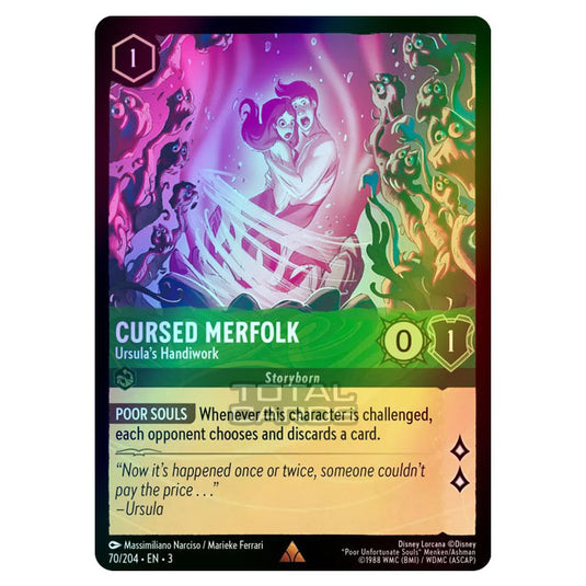 Lorcana - Into the Inklands - Cursed Merfolk - Ursula's Handiwork (Rare) - 070/204 (Foil)