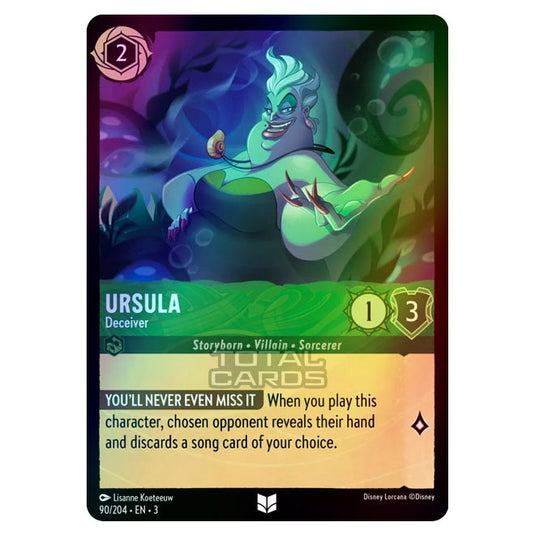 Lorcana - Into the Inklands - Ursula - Deceiver (Uncommon) - 090/204 (Foil)