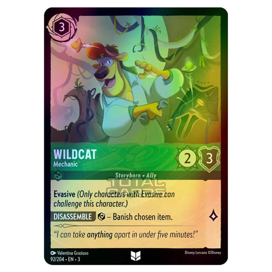 Lorcana - Into the Inklands - Wildcat - Mechanic (Uncommon) - 092/204 (Foil)