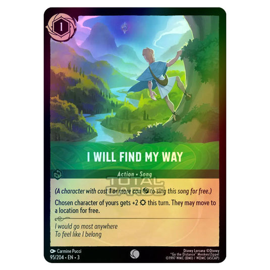 Lorcana - Into the Inklands - I Will Find My Way (Common) - 095/204 (Foil)