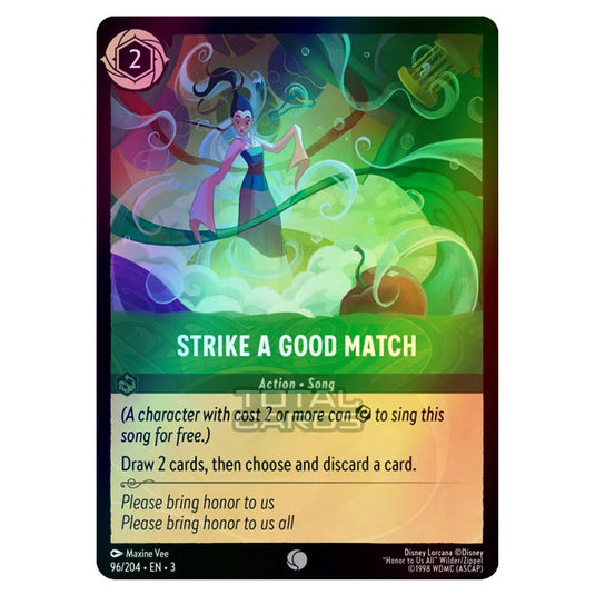 Lorcana - Into the Inklands - Strike A Good Match (Common) - 096/204 (Foil)