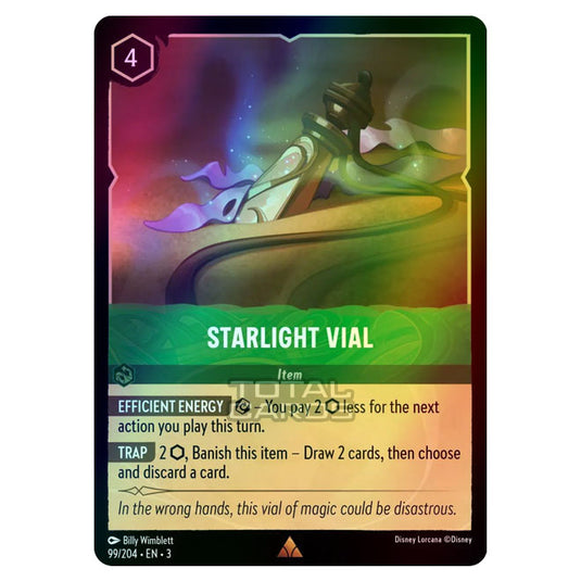 Lorcana - Into the Inklands - Starlight Vial (Rare) - 099/204 (Foil) Lorcana - Into the Inklands - Starlight Vial (Rare) - 099/204 (Foil)