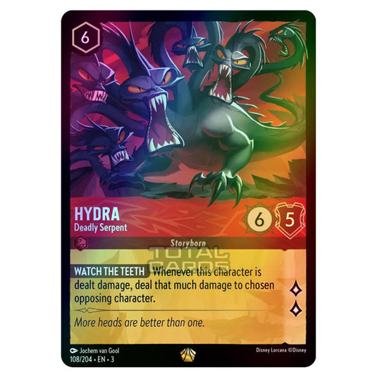 Lorcana - Into the Inklands - Hydra - Deadly Serpent (Legendary) - 108/204 (Foil)