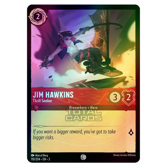 Lorcana - Into the Inklands - Jim Hawkins - Thrill Seeker (Common) - 110/204 (Foil)