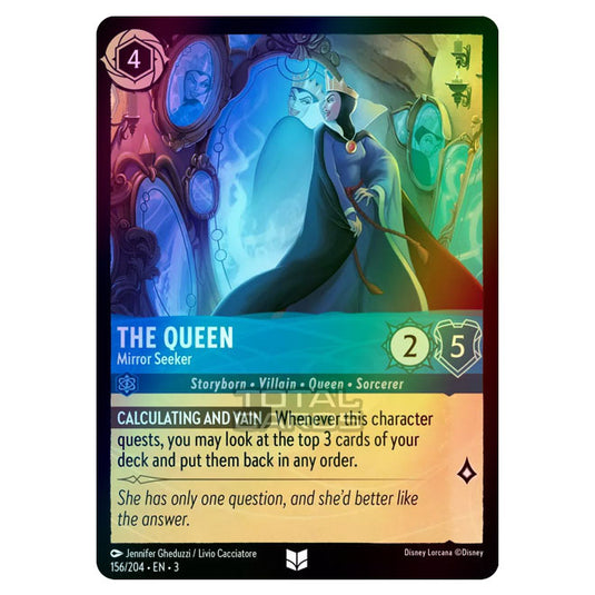 Lorcana - Into the Inklands - The Queen - Mirror Seeker (Uncommon) - 156/204 (Foil)