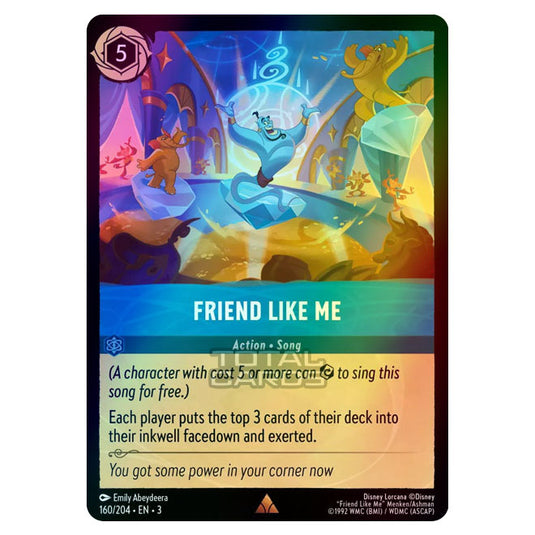 Lorcana - Into the Inklands - Friend Like Me (Rare) - 160/204 (Foil)