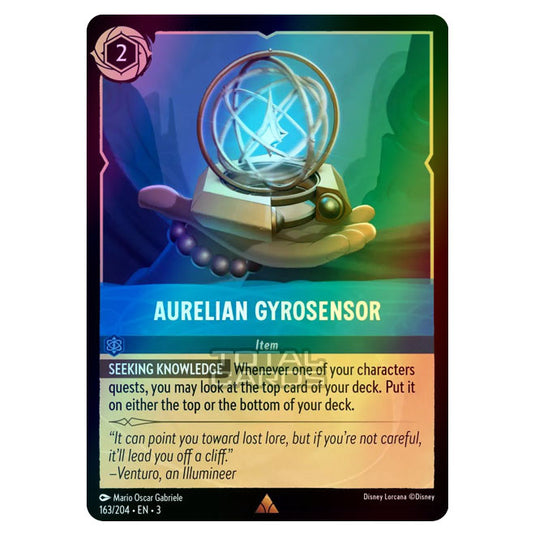 Lorcana - Into the Inklands - Aurelian Gyrosensor (Rare) - 163/204 (Foil)