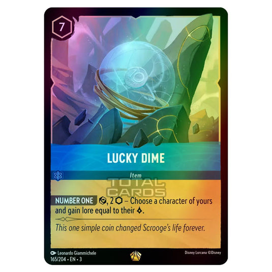 Lorcana - Into the Inklands - Lucky Dime (Legendary) - 165/204 (Foil)