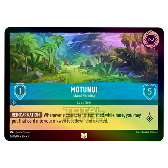 Lorcana - Into the Inklands - Motunui - Island Paradise (Uncommon) - 170/204 (Foil)