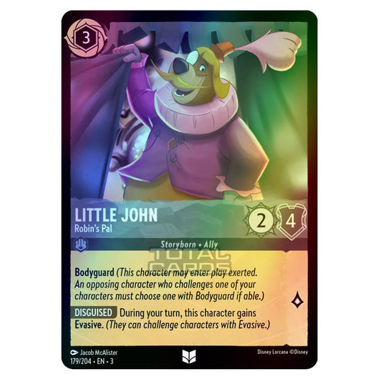 Lorcana - Into the Inklands - Little John - Robin's Pal (Uncommon) - 179/204 (Foil)