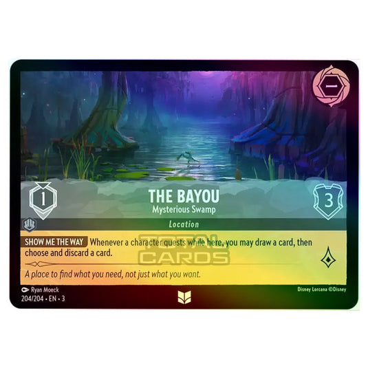 Lorcana - Into the Inklands - The Bayou - Mysterious Swamp (Uncommon) - 204/204 (Foil)