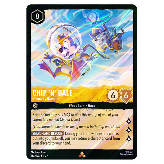 Lorcana - Azurite Sea - Chip 'N' Dale - Recovery Rangers (Rare)