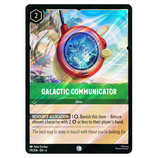 Lorcana - Azurite Sea - Galactic Communicator (Common)