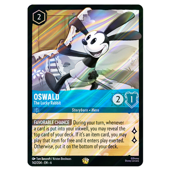 Lorcana - Azurite Sea - Oswald - The Lucky Rabbit (Legendary)