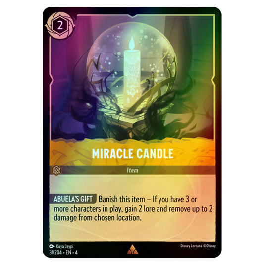 Lorcana - Ursula's Return - Miracle Candle (Rare) - 31/204 (Foil)