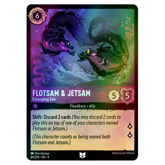 Lorcana - Ursula's Return - Flotsam & Jetsam - Entangling Eels (Uncommon) - 44/204 (Foil)