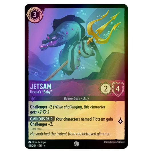 Lorcana - Ursula's Return - Jetsam - Ursula's "Baby" (Common) - 46/204 (Foil)