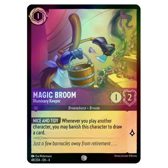 Lorcana - Ursula's Return - Magic Broom - Illuminary Keeper (Common) - 48/204 (Foil)