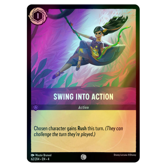 Lorcana - Ursula's Return - Swing Into Action (Common) - 62/204 (Foil)